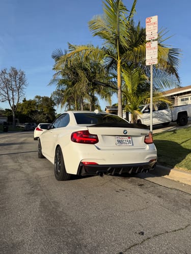 Customer photo review of MHC+ BMW F22/F23 M235i & M240i Ultra Aggressive Style Rear Diffuser In Pre Preg Carbon Fibre