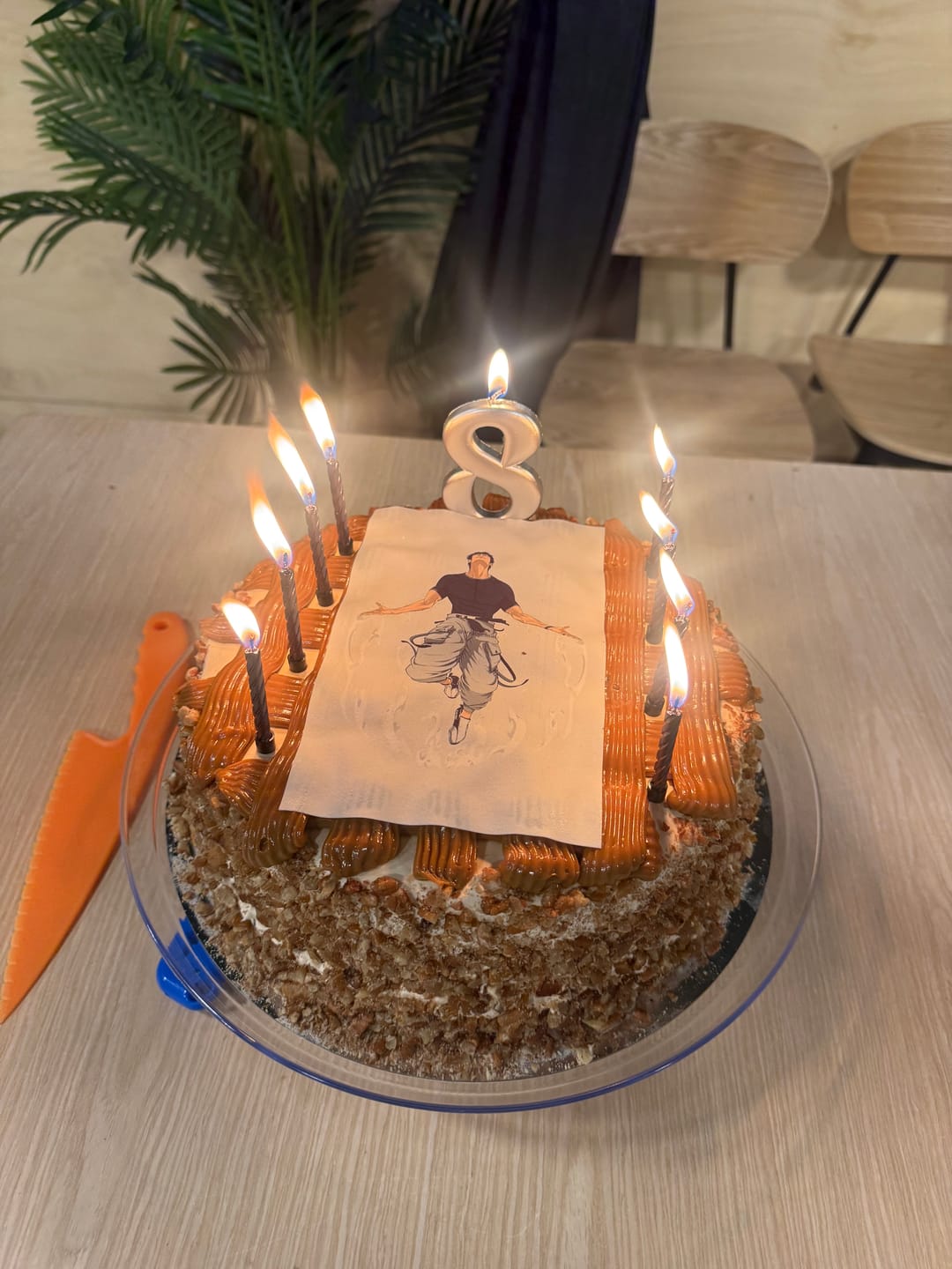 Customer photo review of A5 Rectangle Custom Edible Icing Image