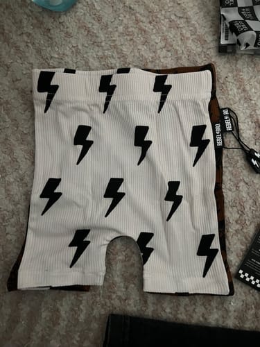 Customer photo review of Bamboo Biker Shorts in Bowie