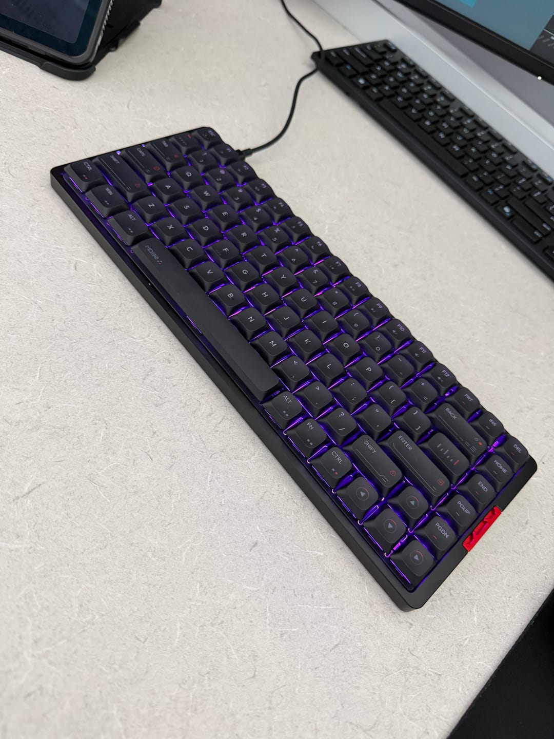 Customer photo review of IQUNIX MQ80 Aluminum Low Profile Mechanical Keyboard