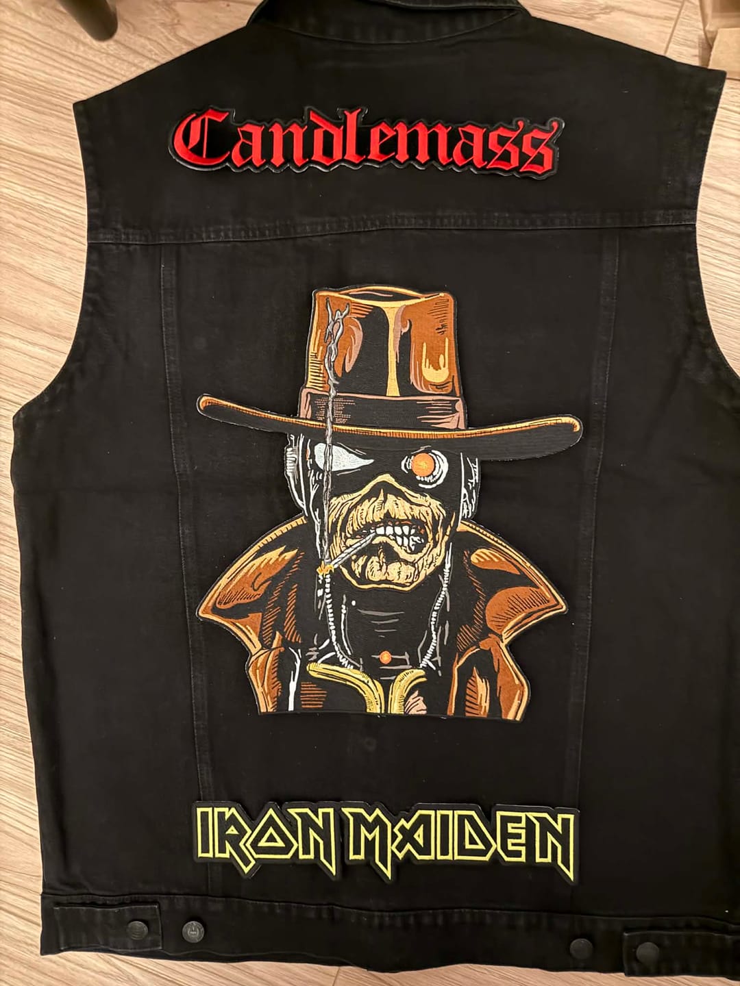 Customer photo review of Iron Maiden - Stranger In A Strange Land - Embroidered Backpatch