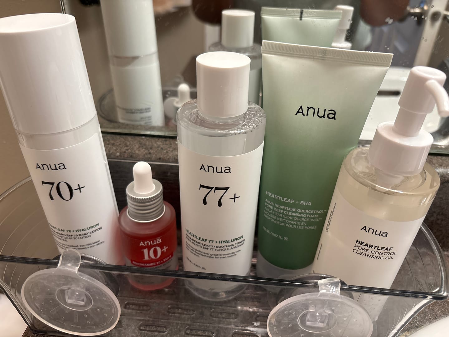 Customer photo review of 5-step Korean Skincare Set