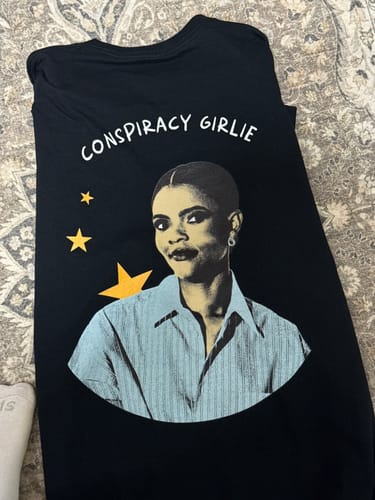 Customer photo review of Conspiracy Girlie T-Shirt