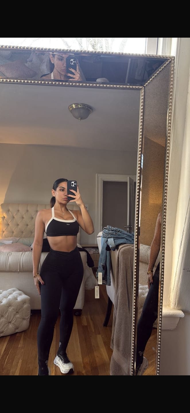 Customer photo review of The Micro Bra / Cream-Black