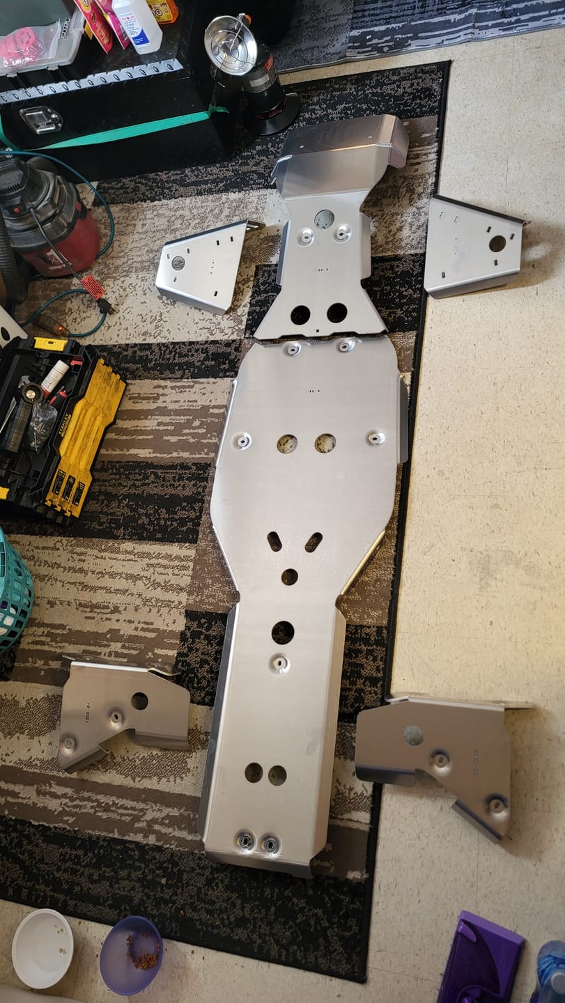 Customer photo review of A-arm & CV Boot Guard Kit — Suzuki KingQuad 450/500/700/750 (2005—24)