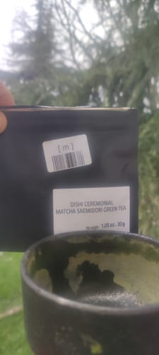 Customer photo review of Oishi Ceremonial Matcha Saemidori
