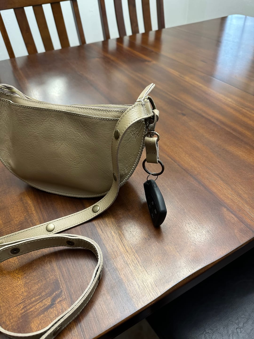 Customer photo review of Seashell Keychain