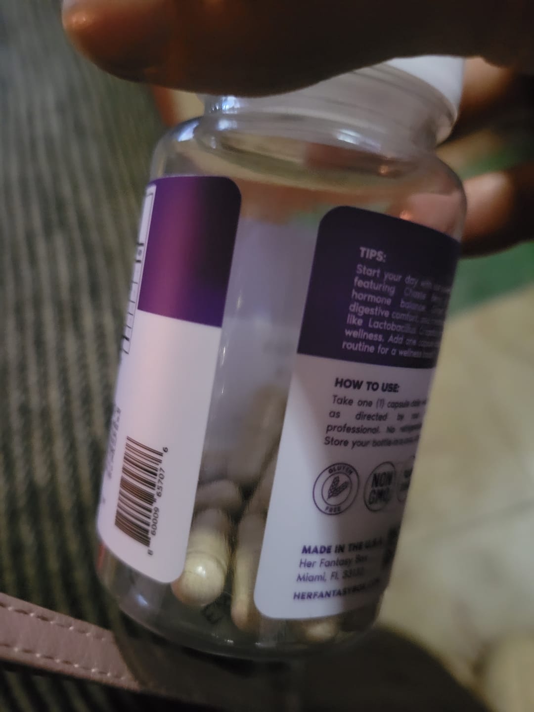 Customer photo review of Healthy Box Probiotics for pH, Odor, Pms Relief & Uti Prevention