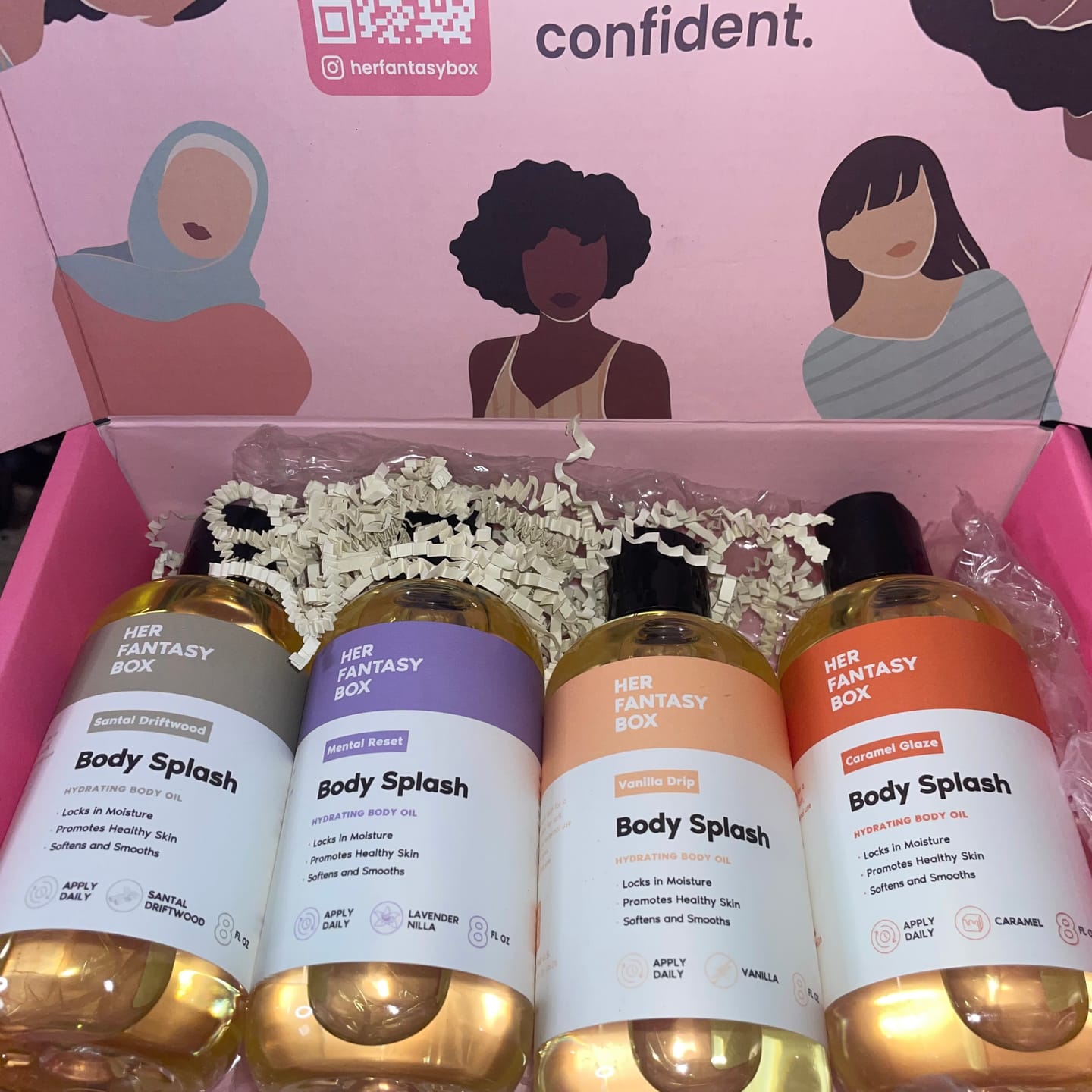 Customer photo review of Body Oil Gift Set