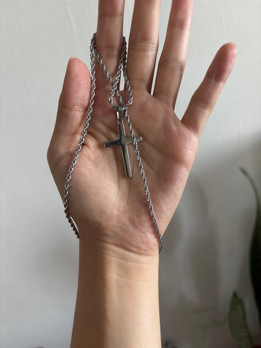 Customer photo review of Crucifix Pendant