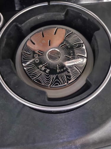 Customer photo review of High Diffusion Espresso Shower Screen - Breville