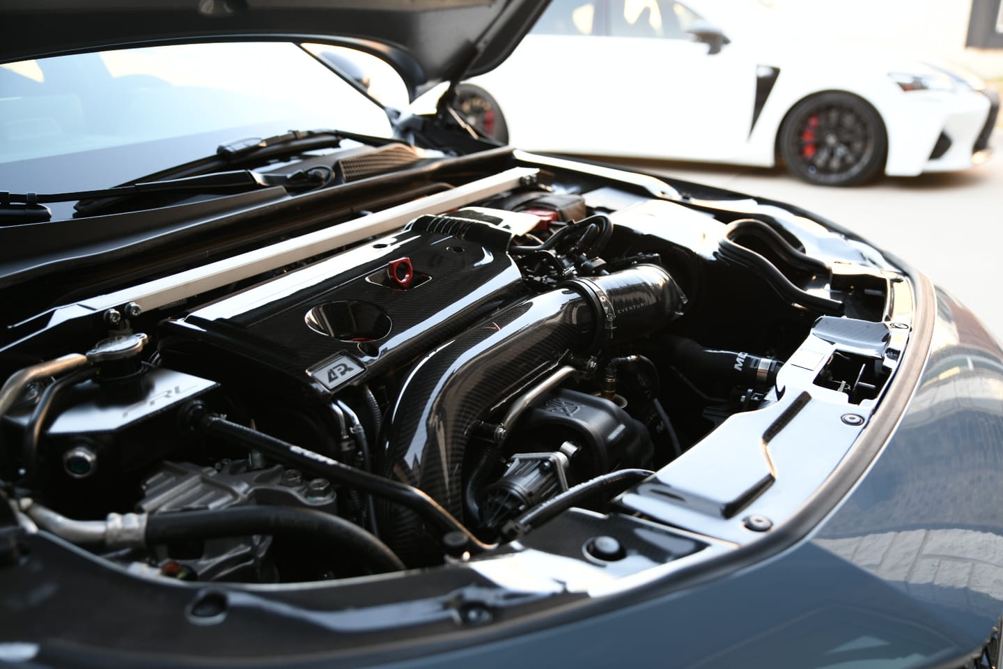 Customer photo review of Real Carbon Fiber Radiator Support Cooling Shrouds For Honda Civic Type R FL5 2023-2026 NexaNovo