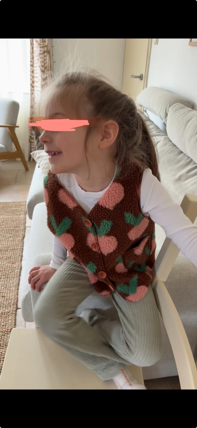 Customer photo review of Radish Teddy Vest
