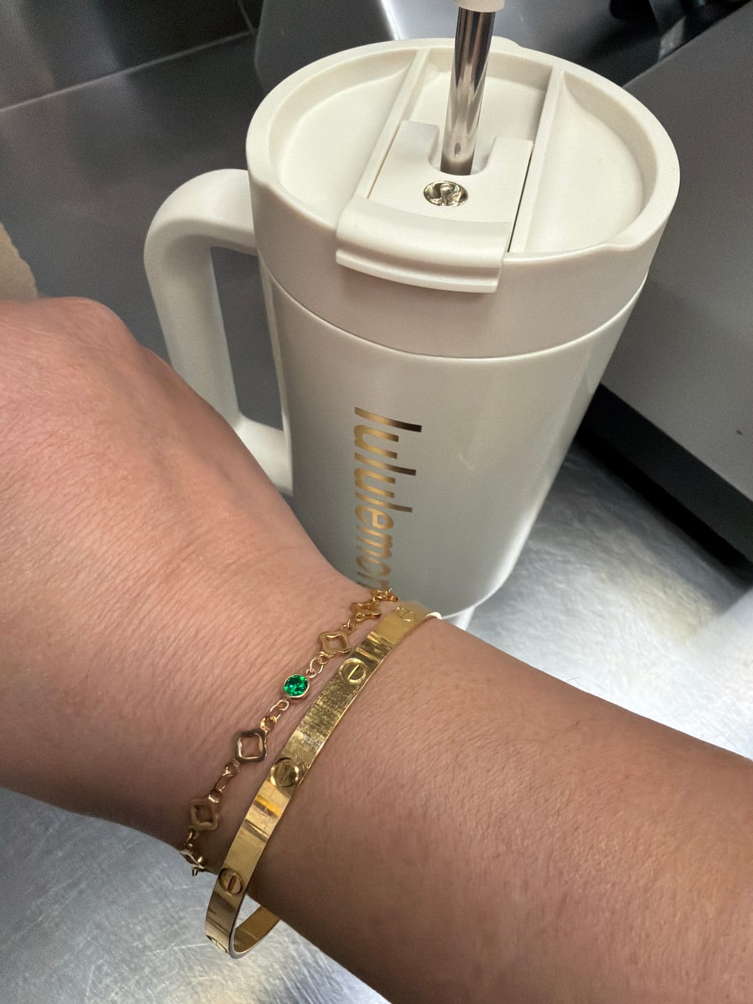 Customer photo review of Permanent Jewelry - Gold Filled/925