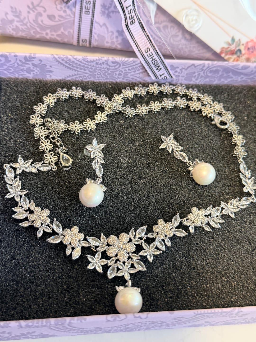 Customer photo review of Collier Perle Fantaisie Marta