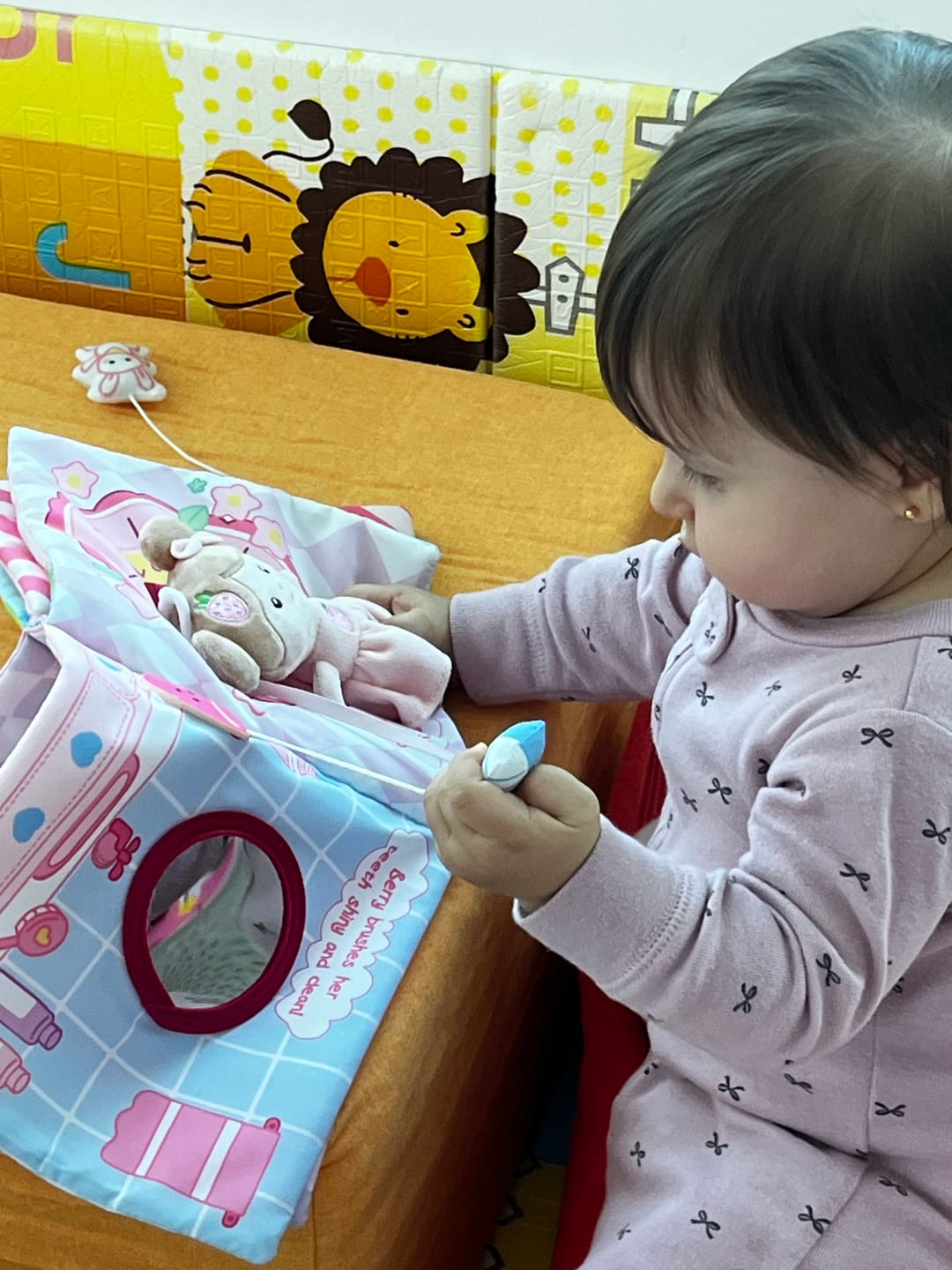 Customer photo review of A Berry Special Day -  Personalized Montessori Soft Book