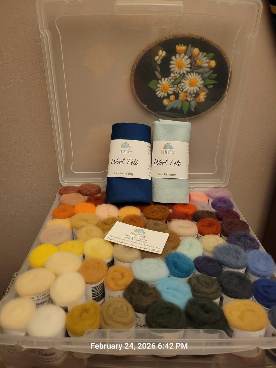Customer photo review of Wool Felt