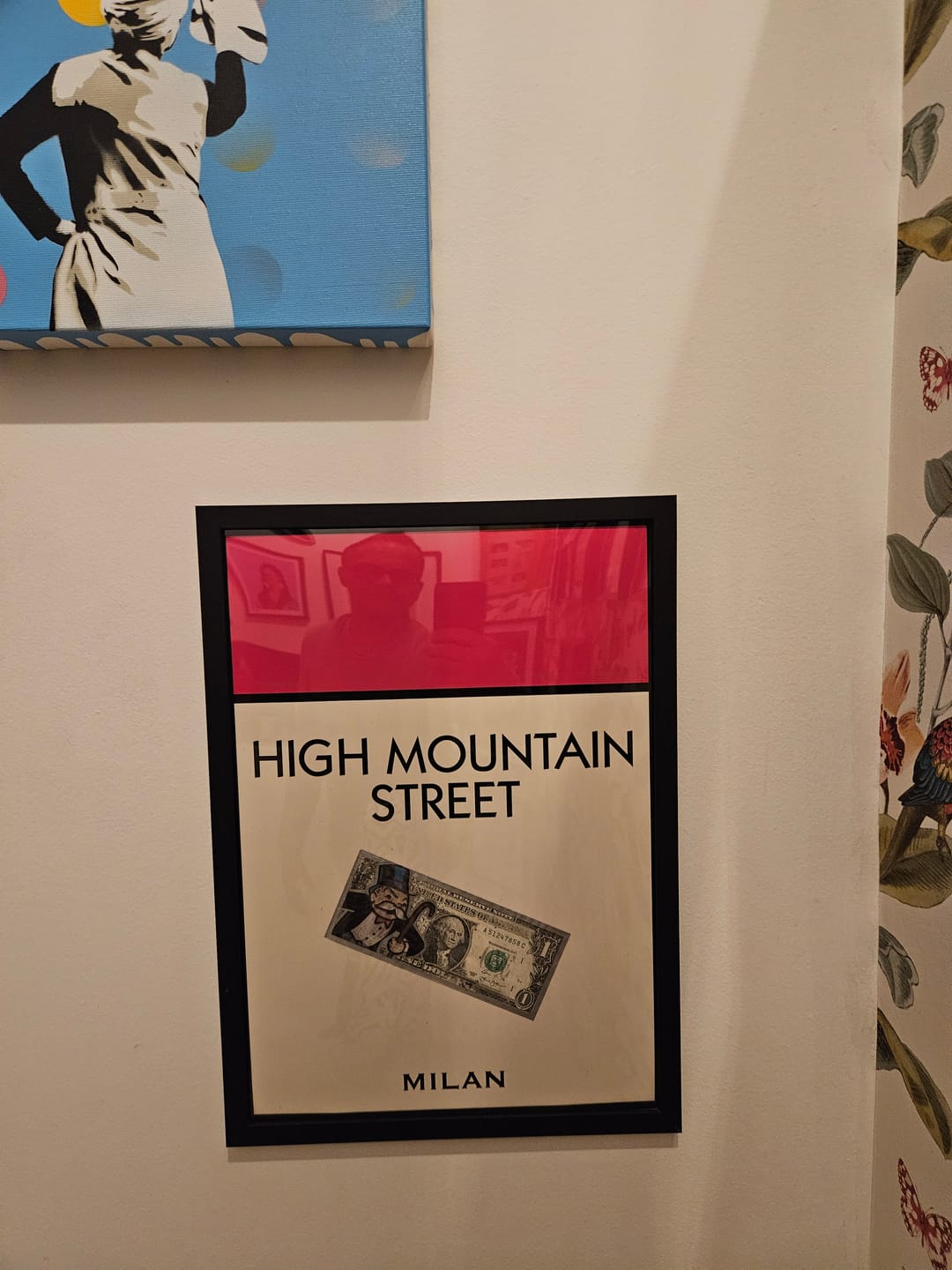 Customer photo review of Personalised Street Name Print