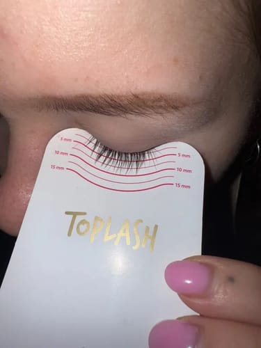 Customer photo review of Toplash eyelash and eyebrow growth serum — 3ml