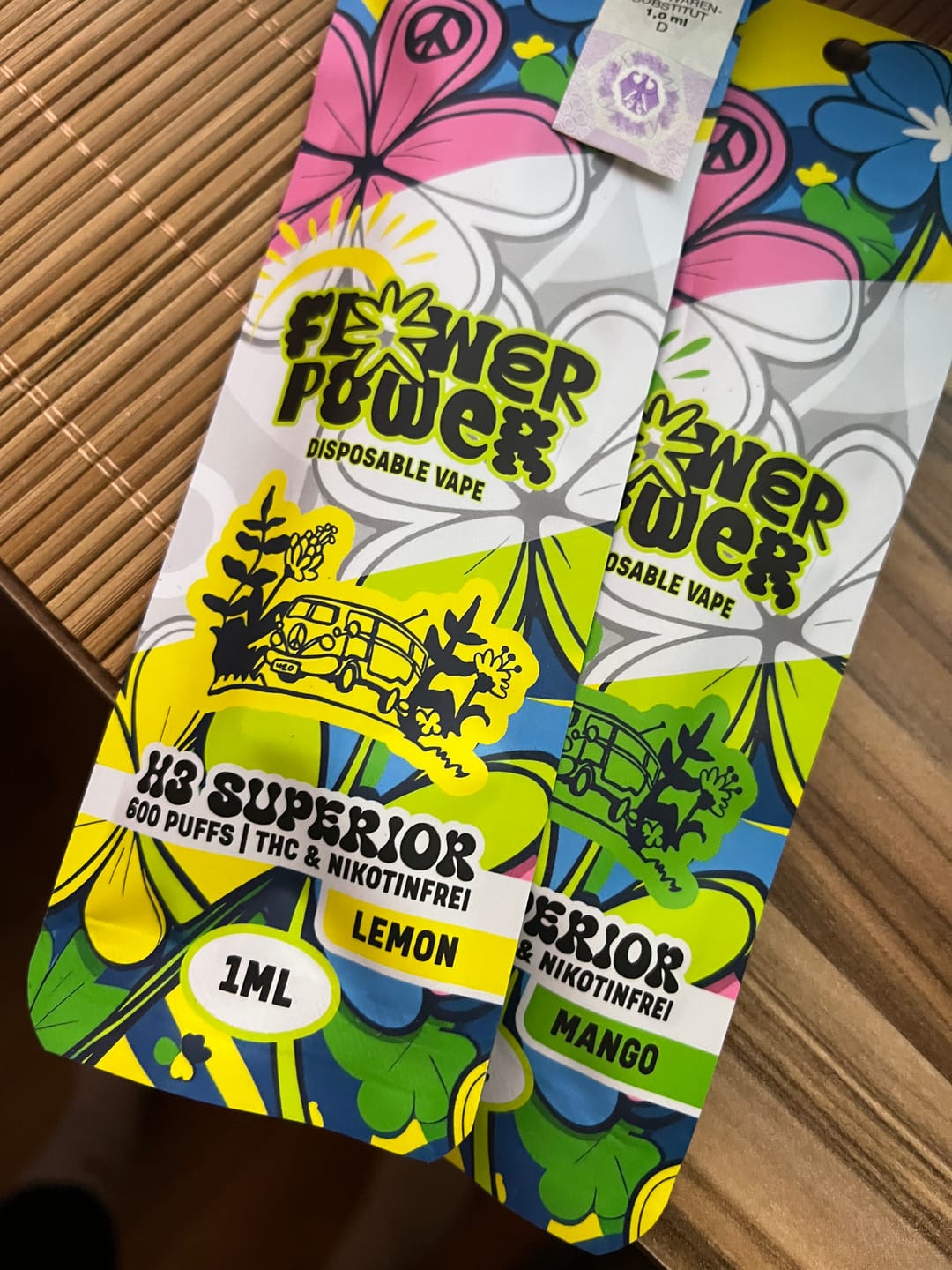 Customer photo review of 🍒Flower Power Vape Cherry Superior Blend