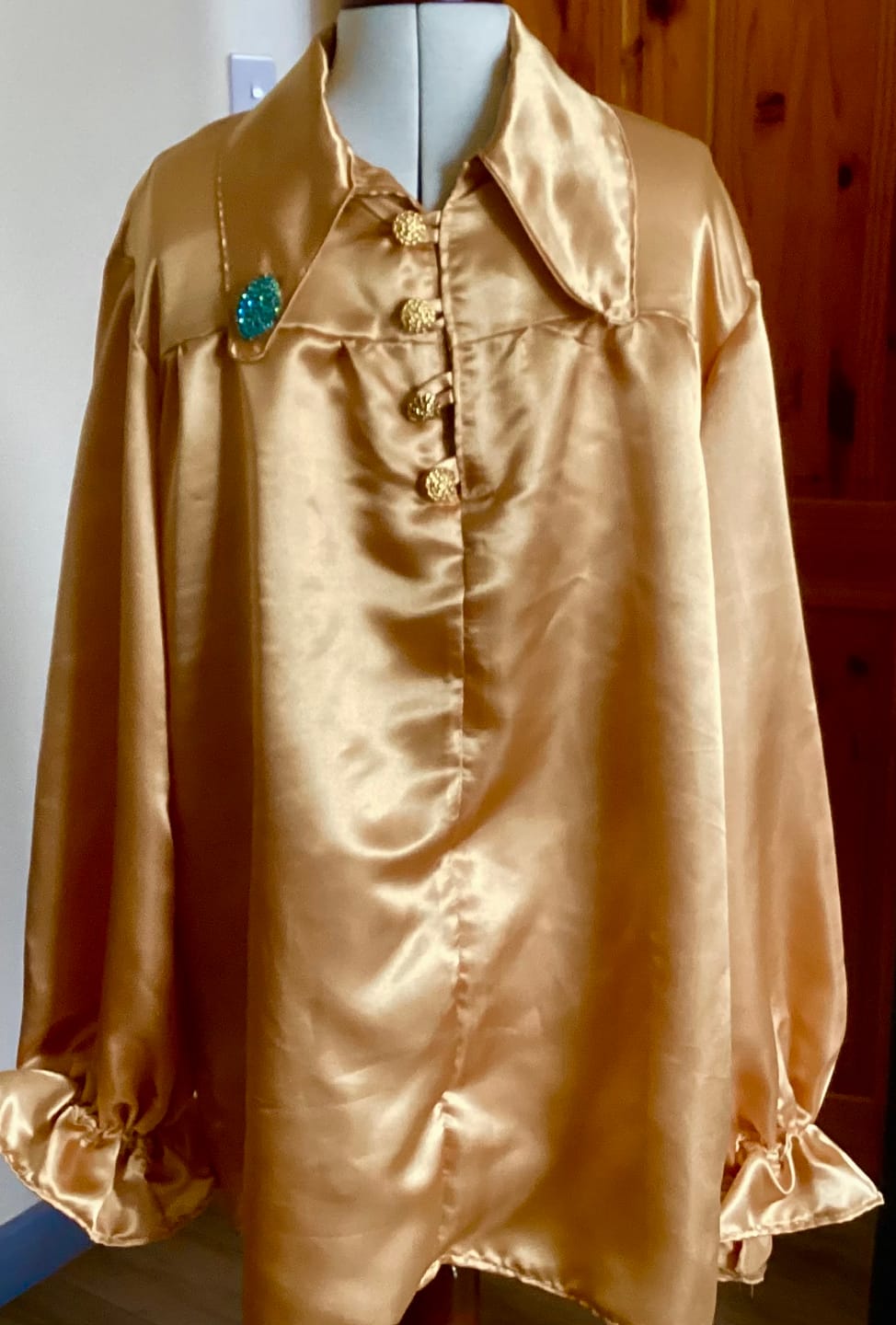 Customer photo review of Liquid Satin Fabric