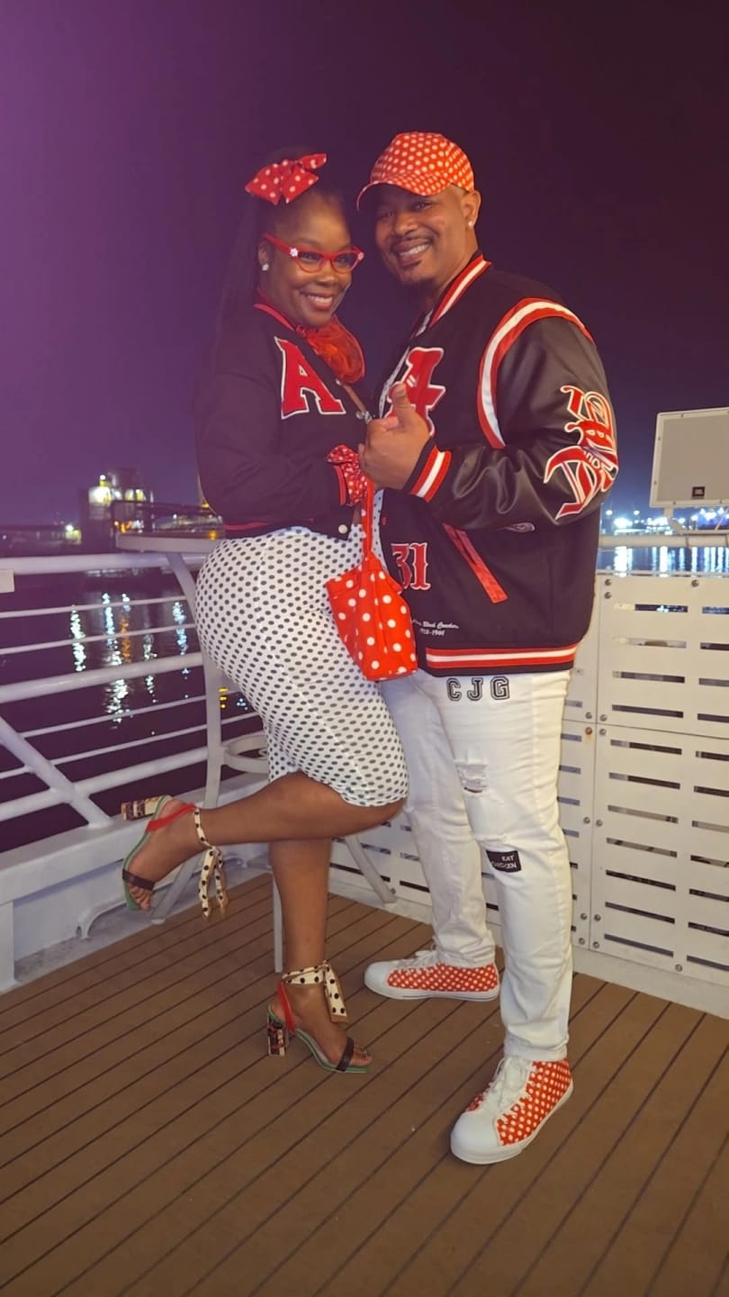 Customer photo review of Red And White Polka Dot Pattern Print White High Top Sneakers