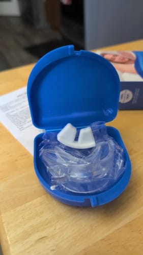 Customer photo review of SleepZee Anti-Snoring Mouth Guard™