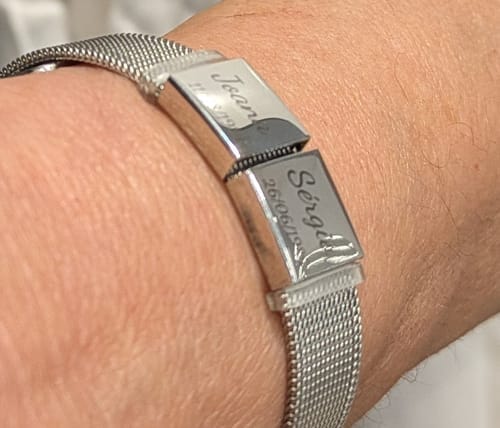 Customer photo review of Bracelet: Lux