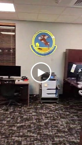 Customer video review of 96th Flying Training SQ - Premium Neon Artwork