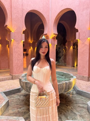 Customer photo review of Sady Corset - Ivory