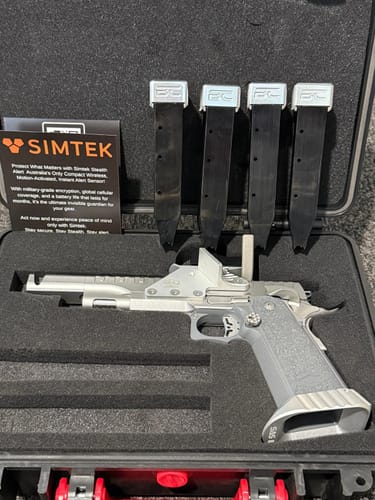 Customer photo review of STI/BUL Armory 2011 9mm/.38/ | Aluminium| Double Stack Open Magazine Base Pad