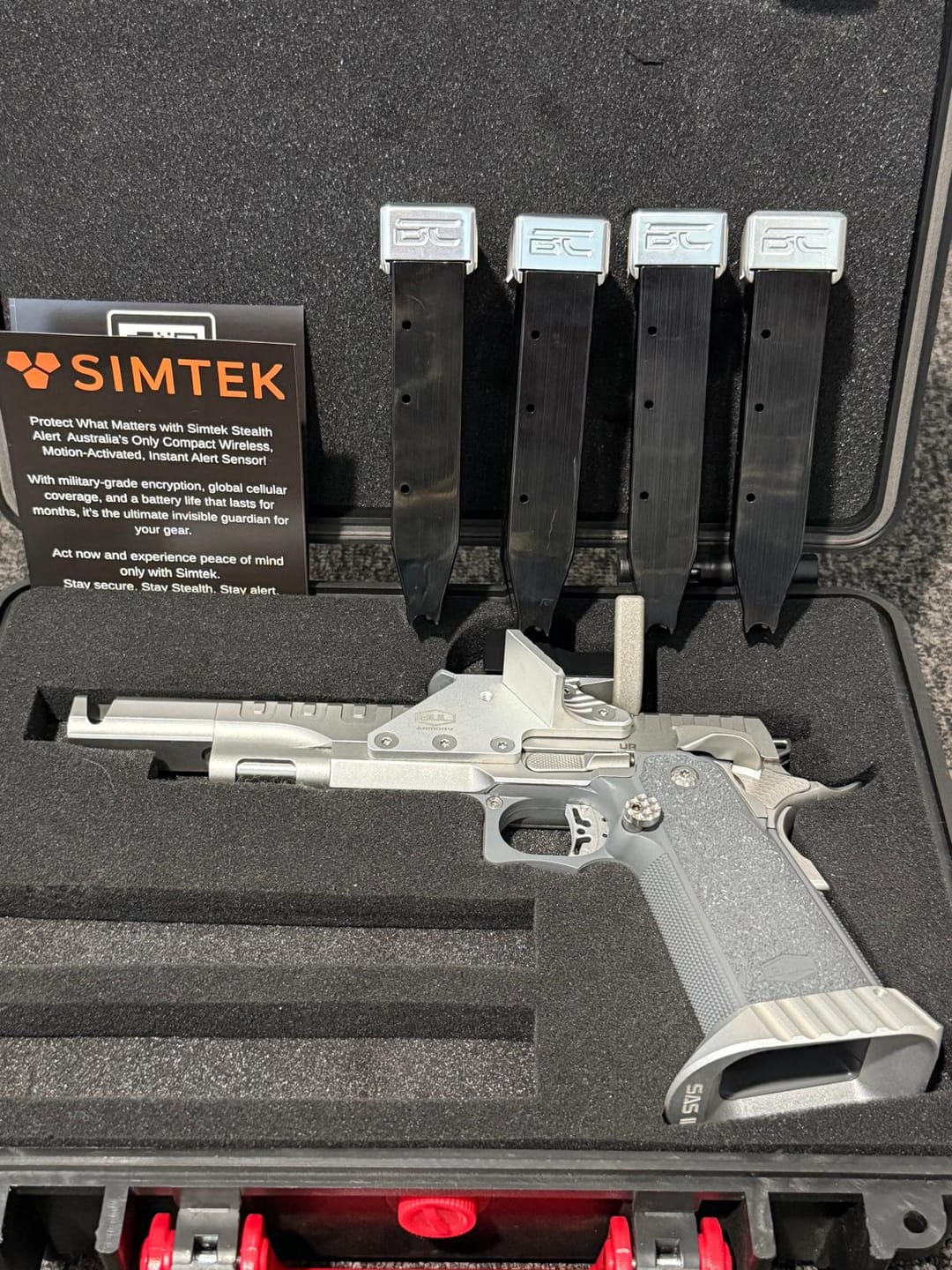 Customer photo review of STI/BUL Armory 2011 9mm/.38/ | Aluminium| Double Stack Open Magazine Base Pad