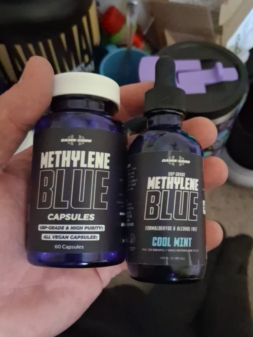 Customer photo review of Damn Good™ Methylene Blue Capsules