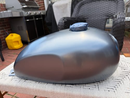 Customer photo review of Gunpowder Gray Spray Can Midcoat