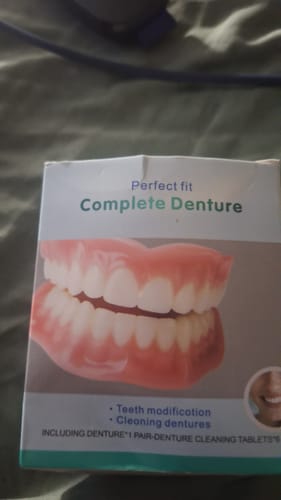 Customer photo review of 🦷  Fit Full Functional DenturesMake you more confident-Made in the USA & FDA-Certified