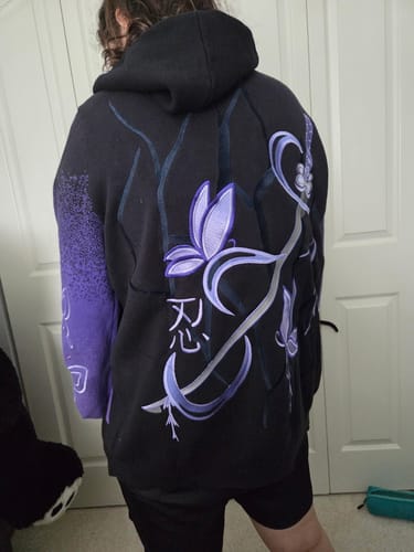 Customer photo review of Lethal Butterfly Zipper Hoodie Preoder