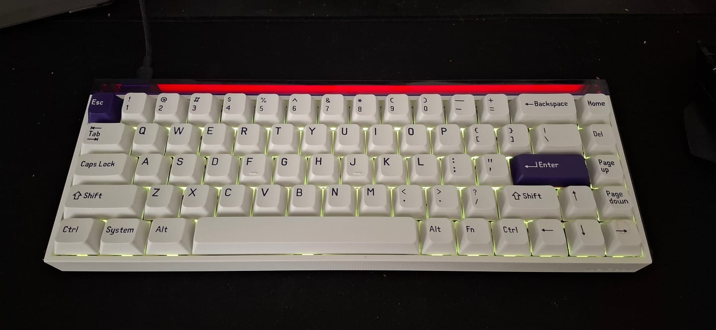 Customer photo review of MelGeek MADE68 Pro Klavye (Manyetik Switch / HE)