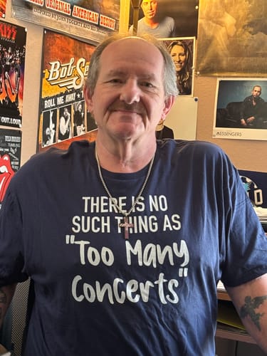 Customer photo review of Unlimited Concert Policy T-Shirt