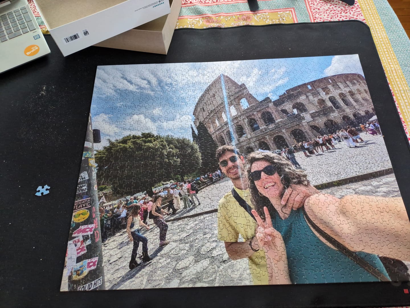 Customer photo review of Custom jigsaw puzzle