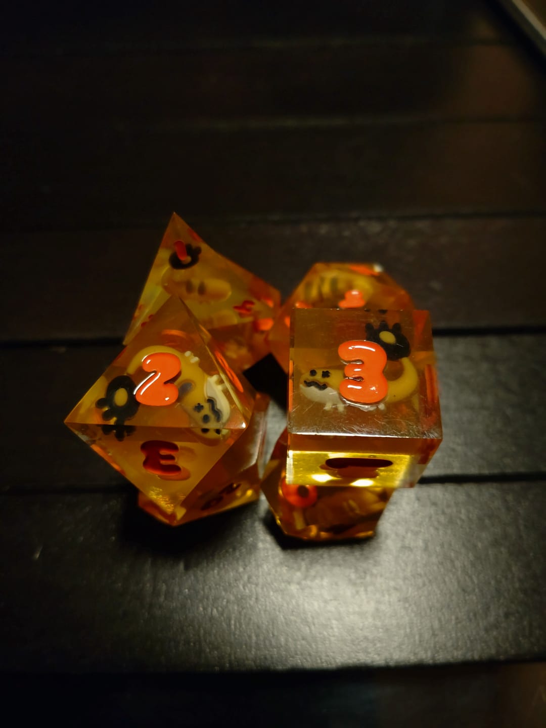 Customer photo review of PRE-ORDER | Gigi Murin Resin Dice Set | hololive English x MMG Exclusive