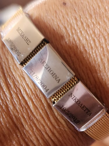 Customer photo review of Bracelet: Lux