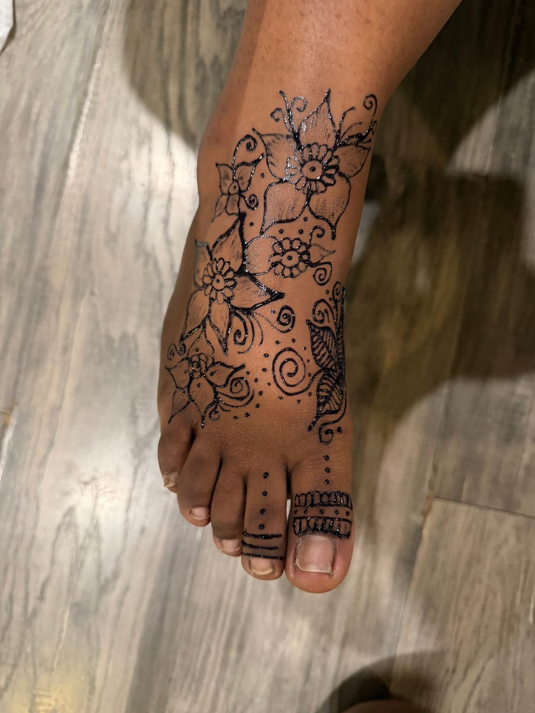 Customer photo review of 8 Ounce Bottle of Fresh Jagua tattoo Gel
