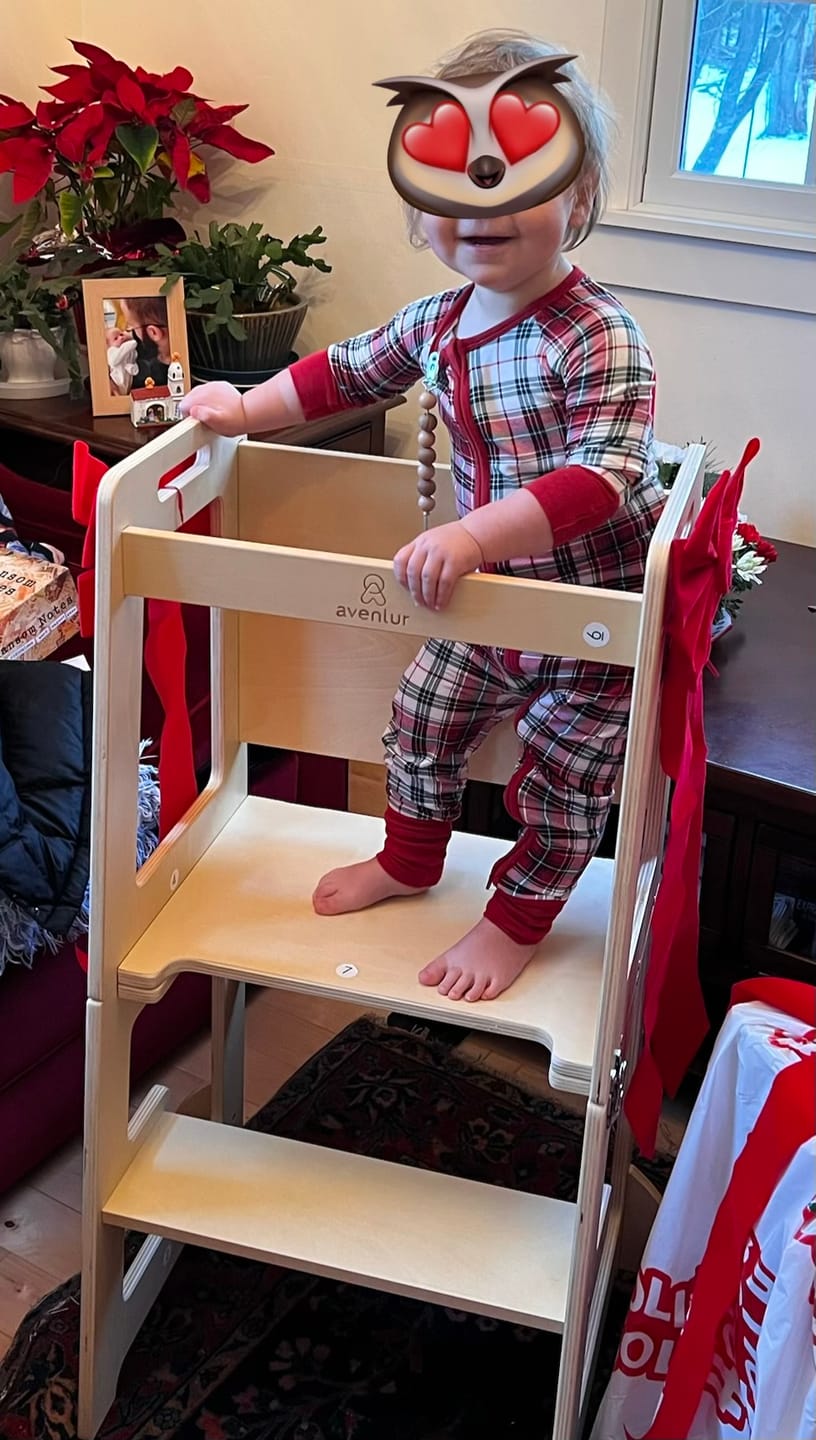Customer photo review of Date | 4-in-1 Kitchen Tower & Desk