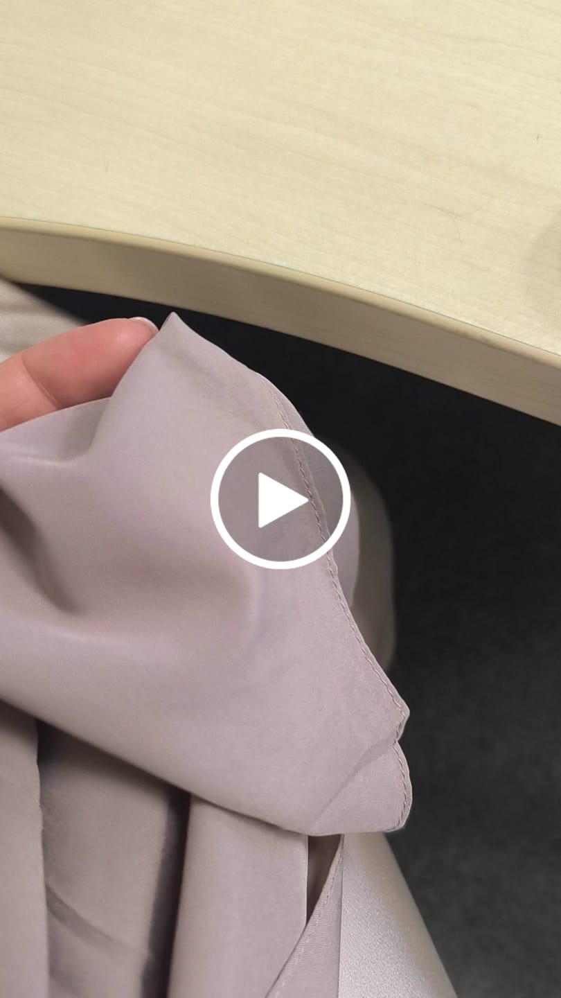 Customer video review of Premium Slim Hijab Rosa Antico Chiaro