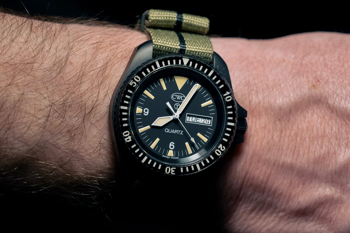Customer photo review of Five Eye Nylon Watch Strap - PVD/Black