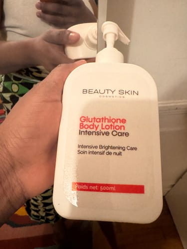 Customer photo review of GLUTATHIONE BODY LOTION- INTENSIVE CARE