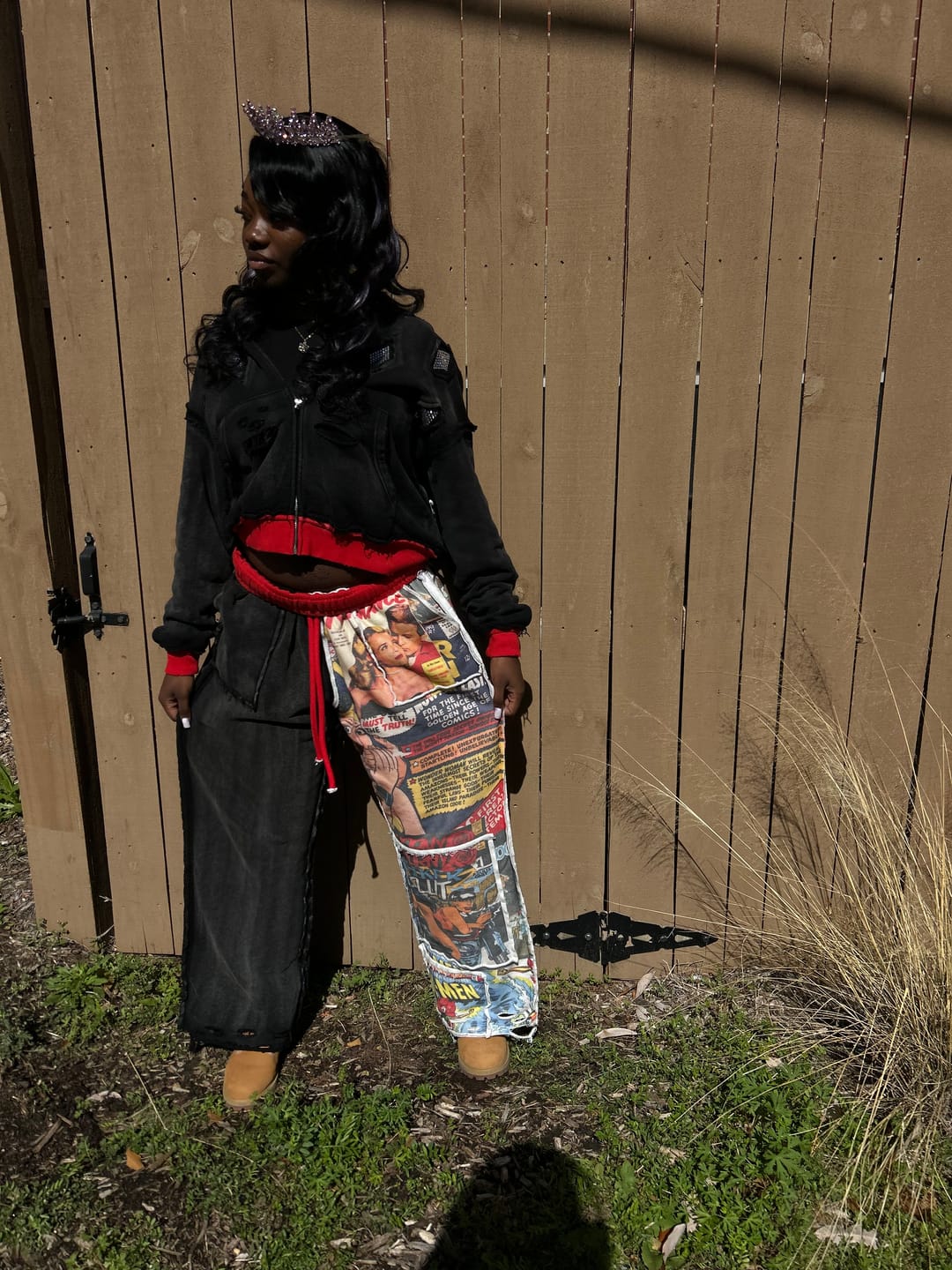 Customer photo review of BLACK WIDOW SWEATS