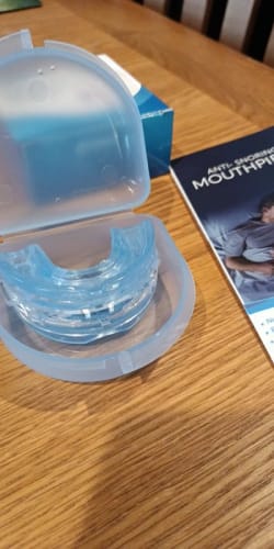 Customer photo review of SleepZee Anti-Snoring Mouth Guard™
