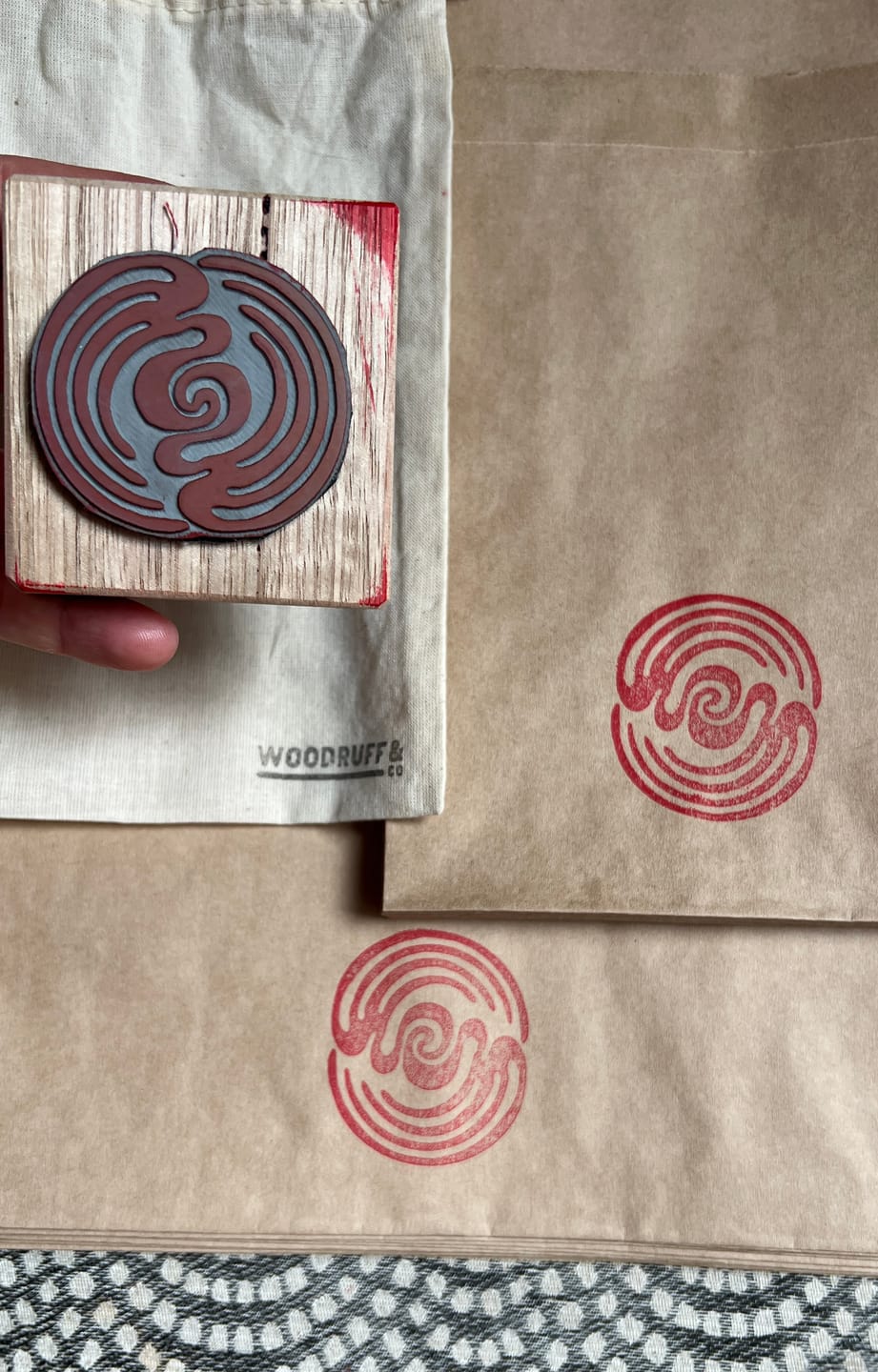 Customer photo review of Custom Rubber Stamp