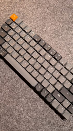 Customer photo review of Keychron K3 QMK 矮軸 無線機械鍵盤 第三代(英文版本-送注音轉印貼紙)